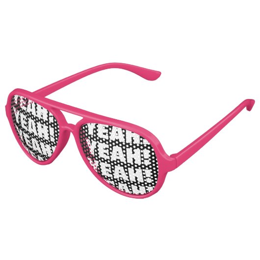 うんうんうんうん！パーティーサングラスクールシェード アビエーターサングラス (アングル)