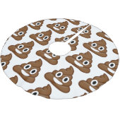 うんえ絵文字クリスマスクリスマスツリースカート ブラッシュドポリエステルツリースカート (アングル)