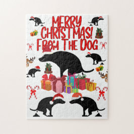 うんこをする犬のクリスマス - 笑えるホリデー ジグソーパズル