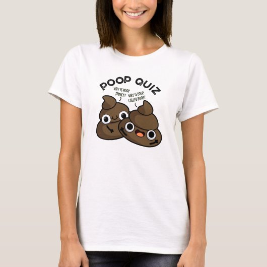 うんこクイズ 面白いうんこパン Tシャツ (正面)
