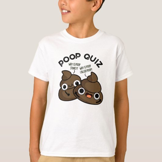 うんこクイズ 面白いうんこパン Tシャツ (正面)
