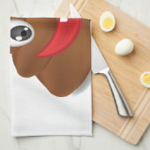 うんこ絵文字 キッチンタオル (四つ折り)