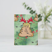 うんこ鹿ドナルド・トランプ ポストカード (スタンド正面)