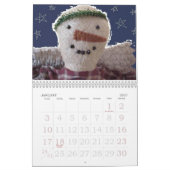 うんざりした猫による民芸の年 カレンダー (1月 2027)