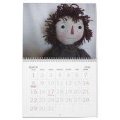 うんざりした猫による民芸の年 カレンダー (3月 2026)