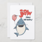 うんざりした誕生日だ！味の濃いお祝い 招待状 (正面)