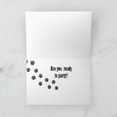 うんざりした**誕生日** カード (内部)