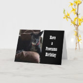 うんざりした**誕生日** カード (黄色い花)