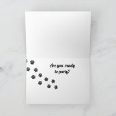 うんざりした**誕生日** カード (内部)