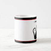 うんざりだ!猫好きおもしろい コーヒーマグカップ (中央)