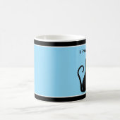 うんざりだ!猫好きおもしろい コーヒーマグカップ (中央)