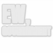 うんざり政治ステッカー シール (正面)