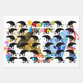 うんちおもしろいり犬誕生祝い ラッピングペーパーシート (正面2)