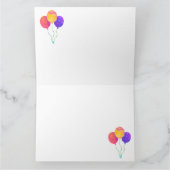 うんちおもしろい誕生日犬 カード (内部)