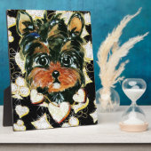 うんちきらきら光る フォトプラーク (側面)