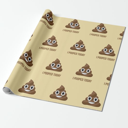 うんちしたよ💩 ラッピングペーパー (アンロールド)