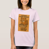 うんちする Tシャツ (正面)