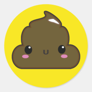 うんちシール! ラウンドシール