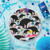 うんち犬の誕生日パーティー ペーパープレート (パーティー)