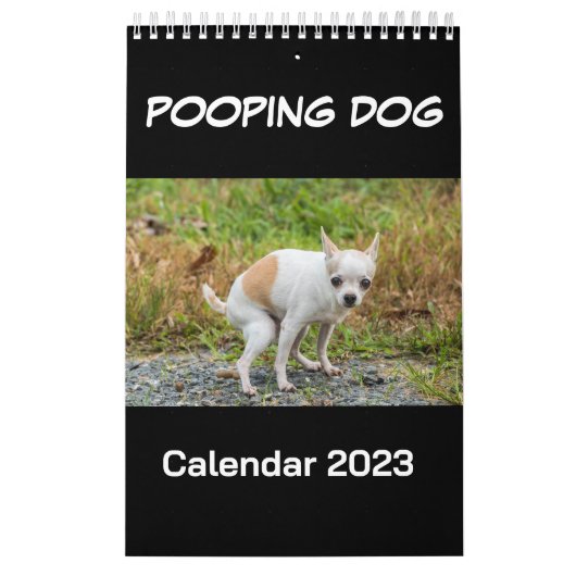 うんち犬カレンダー2023 カレンダー (カバー)