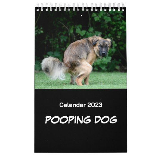 うんち犬カレンダー2023 カレンダー (カバー)