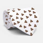 うんち絵文字の山の笑顔のウンチ ネクタイ (ロール)