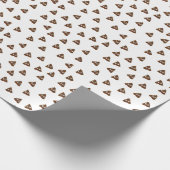 うんち絵文字の山の笑顔のウンチ ラッピングペーパー (角)