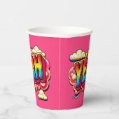 うんカラフル紙カップ！ 紙コップ (右)