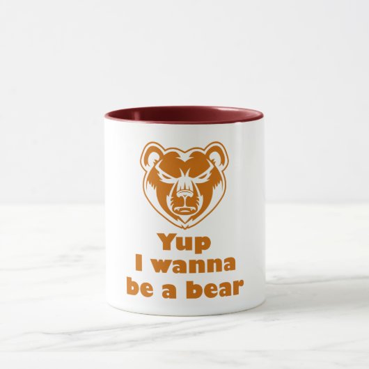 うんクマになりたい マグカップ (中央)