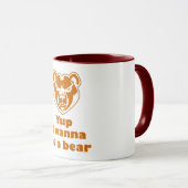 うんクマになりたい マグカップ (正面右)