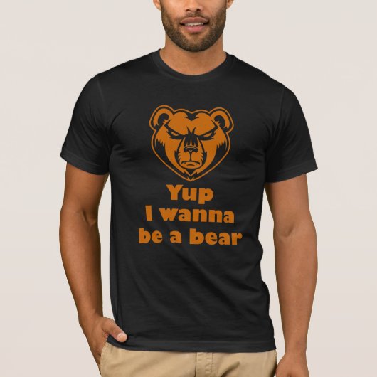 うんクマになりたい Tシャツ (正面)
