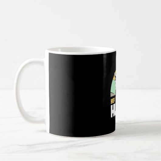 うんシベリアのハスキーに話す コーヒーマグカップ (左)