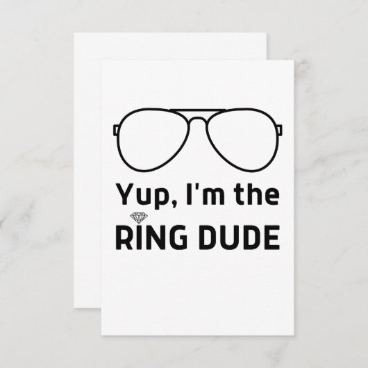 うんリング男の子おもしろい女の子の男の子 サンキューカード (正面/裏面)