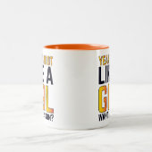 うん女の子がレストレース・レディーハンターが欲しいような撃ち方 ツートーンマグカップ (中央)