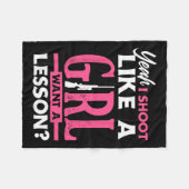 うん女の子がレッスンガール欲しいようなおもしろい撮影 フリースブランケット (正面(横))