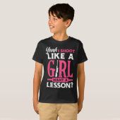 うん女の子がレッスンガール欲しいようなおもしろい撮影 Tシャツ (正面フル)
