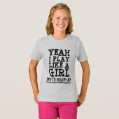 うん遊女の子が好きで起き保る！Tシャツ Tシャツ (正面フル)