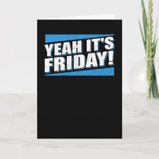 うん金曜週末だリラックスさせるよ カード (正面)