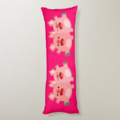 うん!!かわいい漫画ピッグ抱き枕 ボディピロー (裏面 (縦))