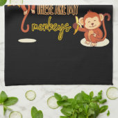 うん!これがサーカスだ俺の3匹のサルだ キッチンタオル (折り畳み)