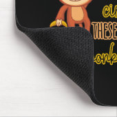 うん!これがサーカスだ俺の3匹のサルだ マウスパッド (コーナー)