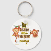 うん！これは私のサーカスこの2匹は私のサル キーホルダー (裏面)