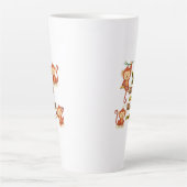 うん！これは私のサーカスこの4匹のサル カフェラテマグ (正面)