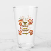 うん!これは私のサーカスこの4匹のサル タンブラーグラス (裏面)