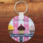 うん！カップケーキ！ キーホルダー (正面)