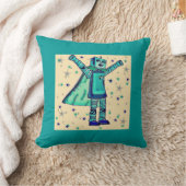 うん！スーパーヒーローロボット装飾用クッション クッション (ブランケット)