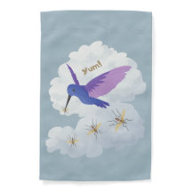 「うん！」 ハチドリが蚊の上で食事をしていると言う。