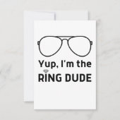 うん 僕は指輪の人 面白い子供たち 女の子 男の子 サンキューカード (正面)