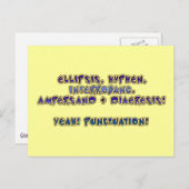 うん！句読点！ ポストカード (正面/裏面)