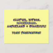 うん！句読点！ ポストカード (正面)